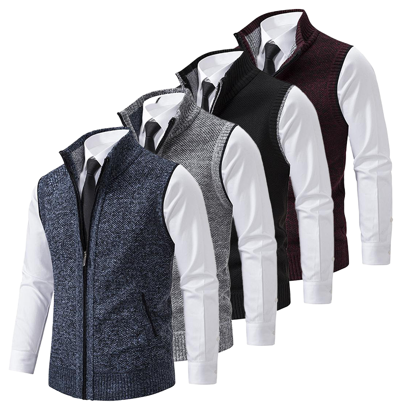 Heren Vest Stijlvol – Comfortabel en Trendy Gebreid Vest voor Elke Gelegenheid