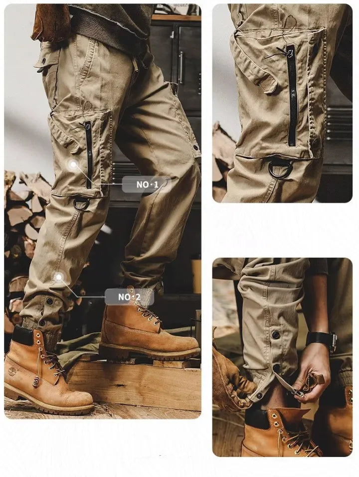 Cargobroeken heren – Comfortabele cargo pants met zakken voor casual stijl
