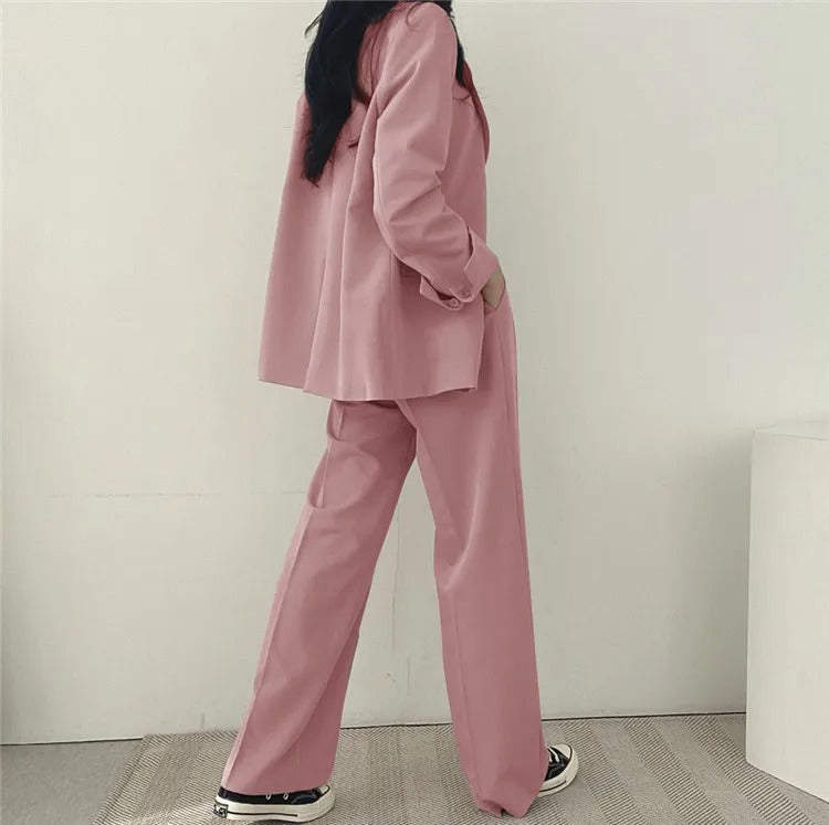 Blazer Dames – Elegante Rechte Broek voor Kantoor en Feestelijke Gelegenheden