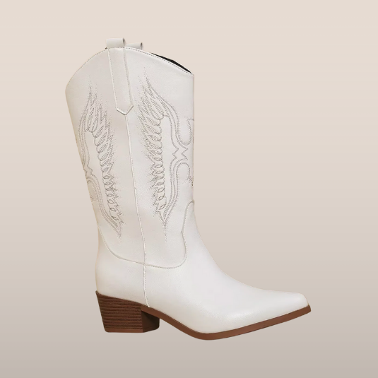 Enkellaars dames – Western-inspiratie met leren ontwerp en comfortabele pasvorm