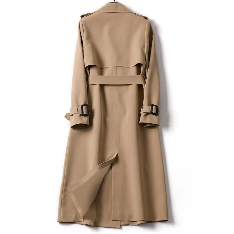 Trenchcoat Dames – Elegante lange jas van hoogwaardige stof voor elke gelegenheid