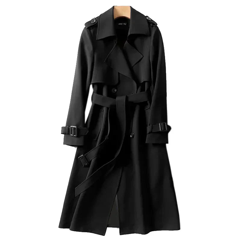 Trenchcoat Dames – Elegante lange jas van hoogwaardige stof voor elke gelegenheid