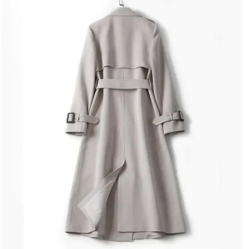 Trenchcoat Dames – Elegante lange jas van hoogwaardige stof voor elke gelegenheid