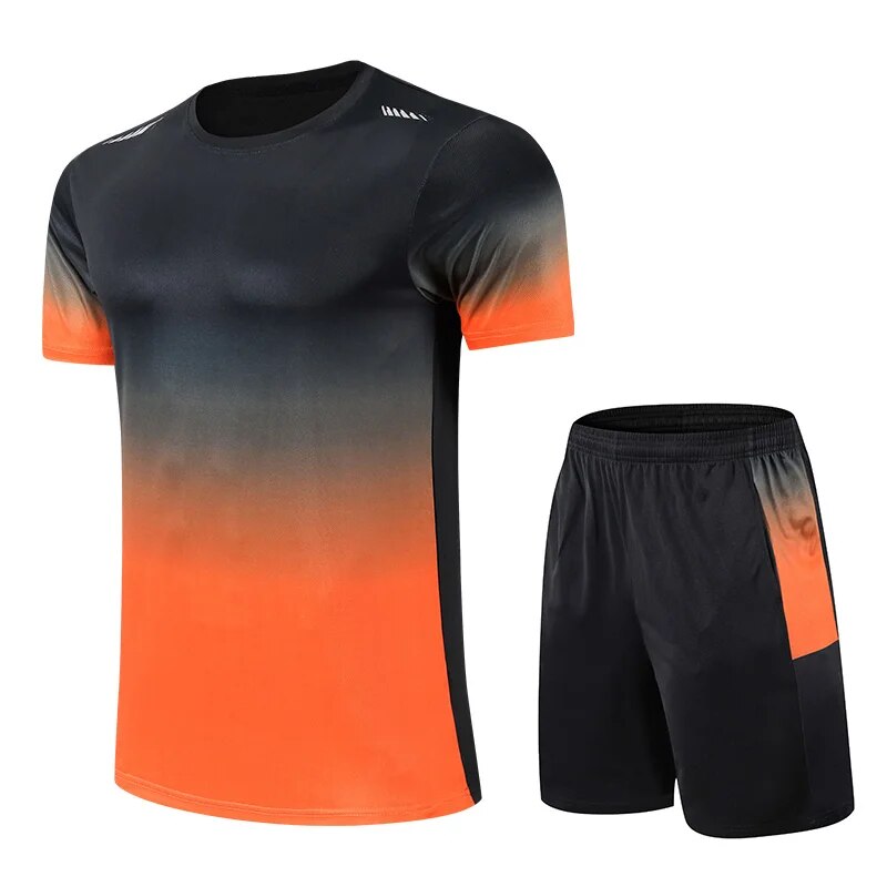 Sportkleding Set voor Mannen – Tweedelige Set van Ademend Materiaal en Comfortabele Pasvorm