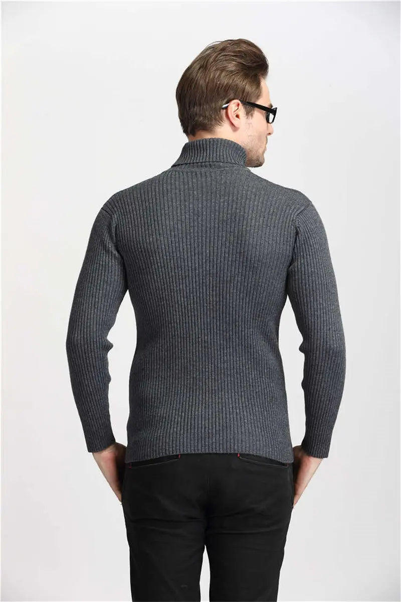 Heren Rollkragenpullover – Stijlvolle en warme trui van hoogwaardige wol