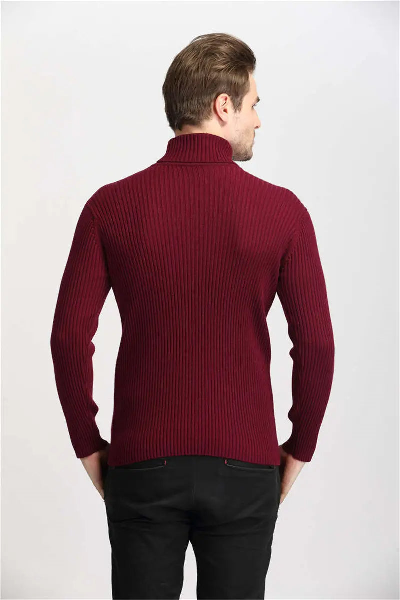 Heren Rollkragenpullover – Stijlvolle en warme trui van hoogwaardige wol