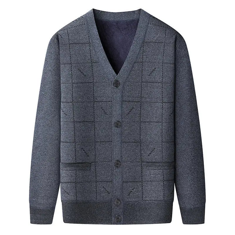 Heren V-hals Vest – Comfortabel en Stijlvol Gebreid Vest voor Elke Gelegenheid