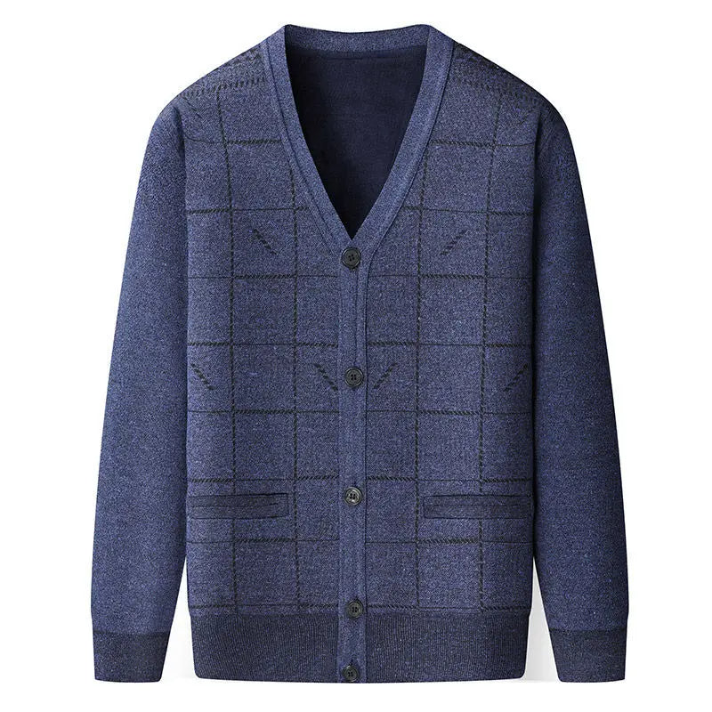 Heren V-hals Vest – Comfortabel en Stijlvol Gebreid Vest voor Elke Gelegenheid