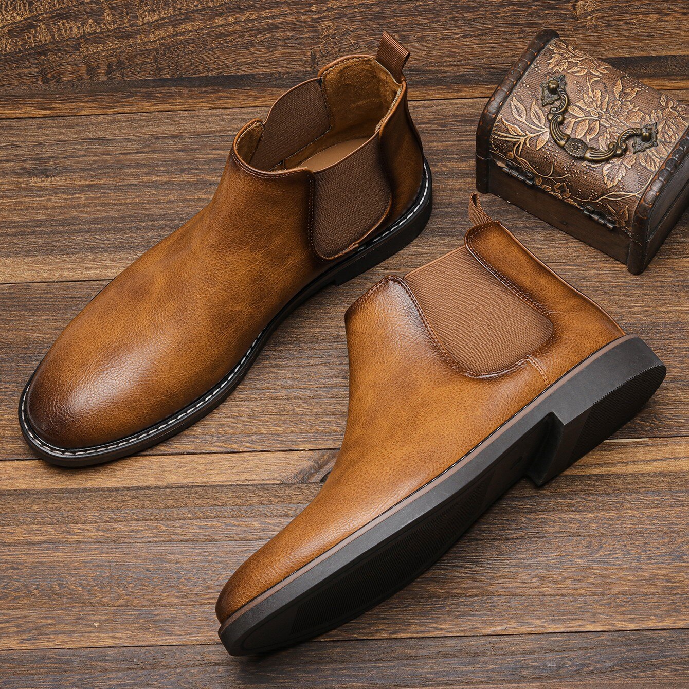 Chelsea Boots Heren – Stijlvolle leren laarzen voor casual en formele outfits