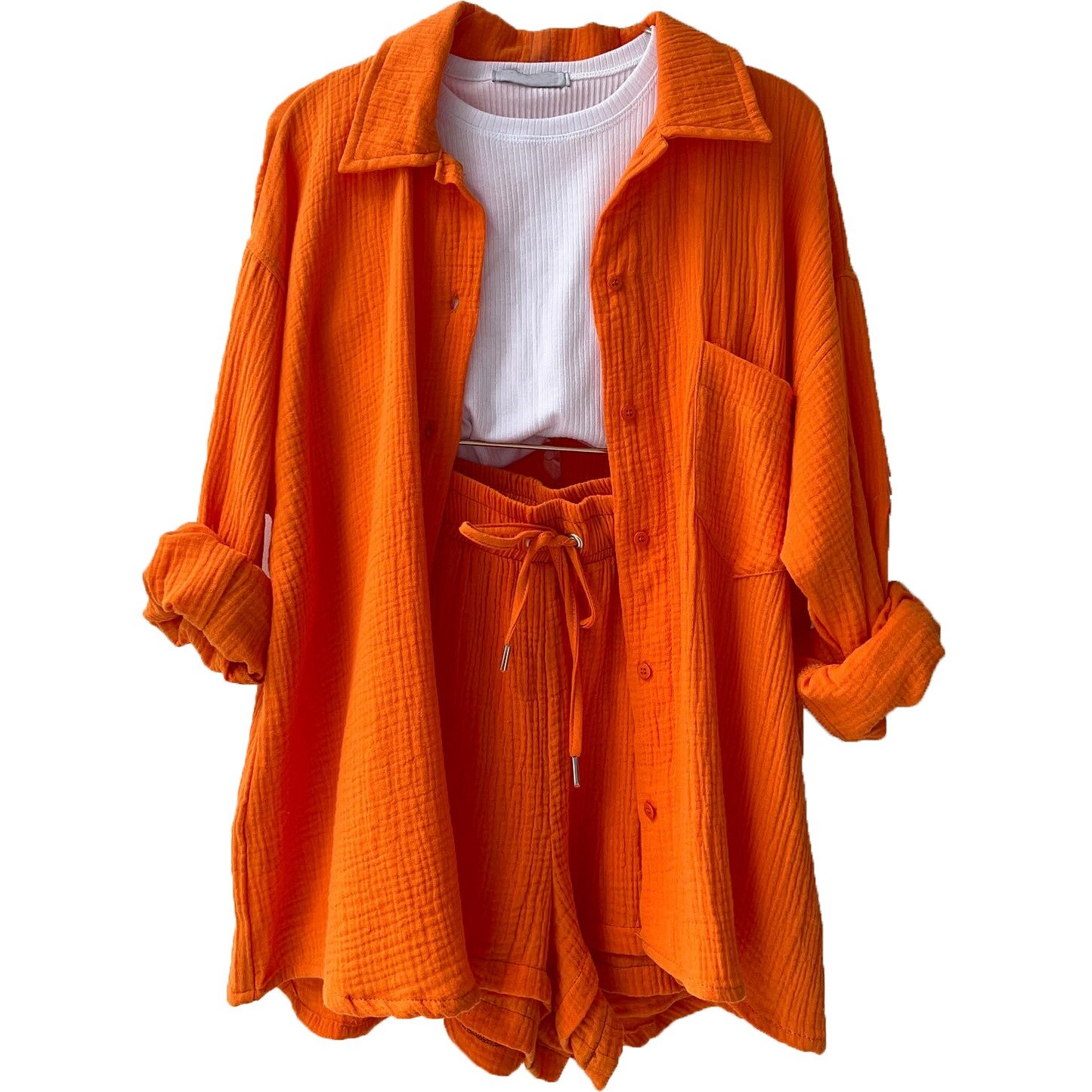 Katoenen Dames Pak – Elegante Jumpsuit voor Feestelijke Gelegenheden