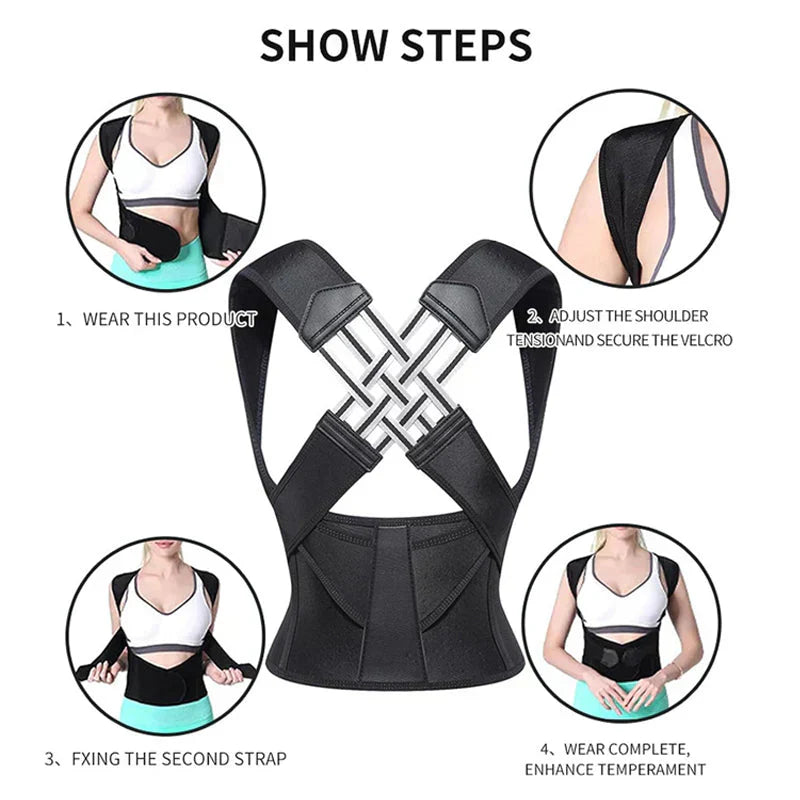 Houdingscorrector Ergonomische Rugsteun voor Mannen en Vrouwen