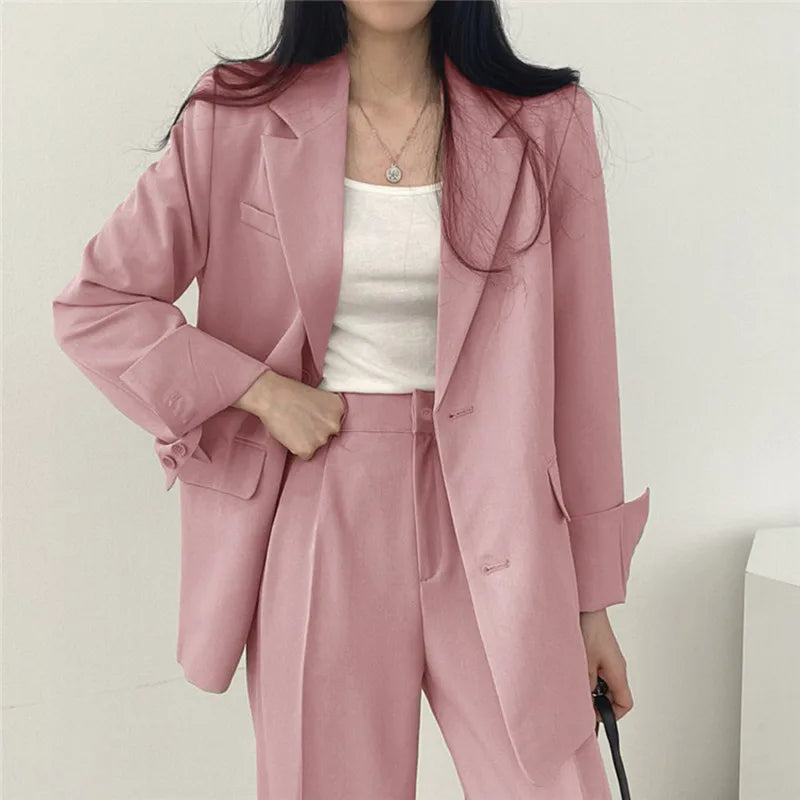 Blazer Dames – Elegante Rechte Broek voor Kantoor en Feestelijke Gelegenheden