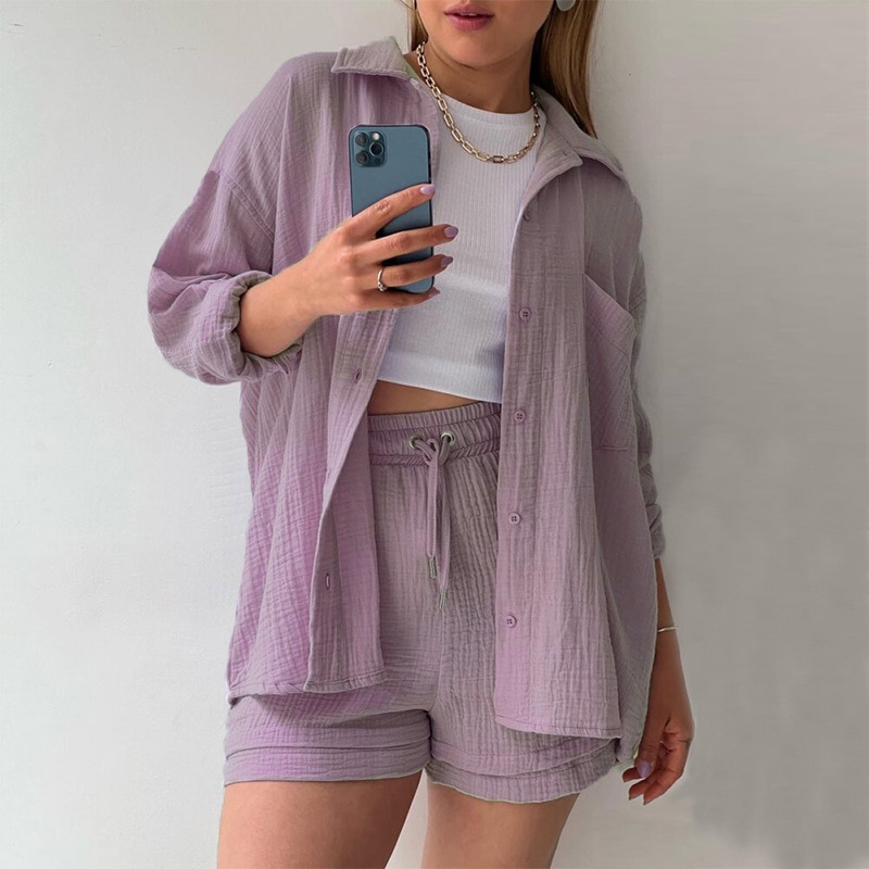 Katoenen Dames Pak – Elegante Jumpsuit voor Feestelijke Gelegenheden