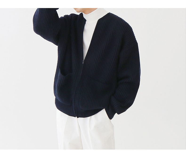 Heren Trui met Rits – Comfortabele en stijlvolle trui voor heren, casual en sportief