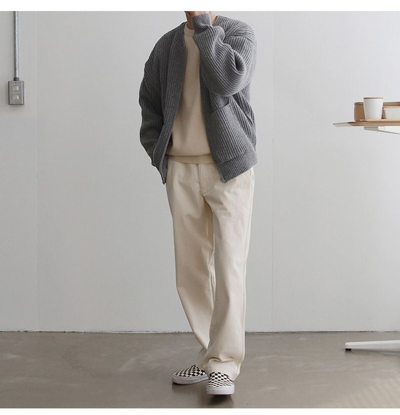 Heren Trui met Rits – Comfortabele en stijlvolle trui voor heren, casual en sportief