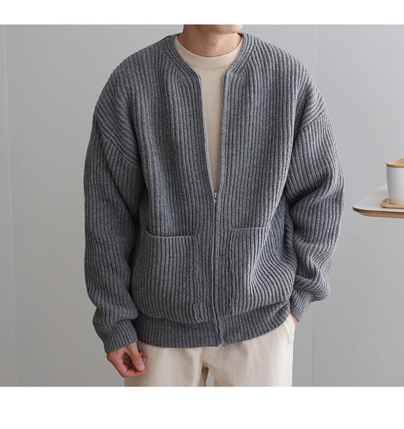 Heren Trui met Rits – Comfortabele en stijlvolle trui voor heren, casual en sportief