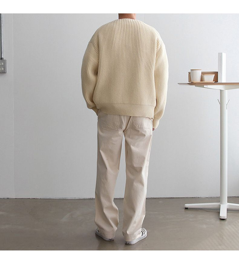 Heren Trui met Rits – Comfortabele en stijlvolle trui voor heren, casual en sportief
