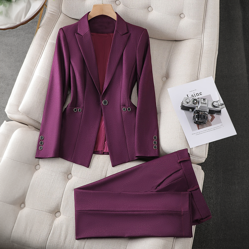 Blazer Set Dames – Klassieke Blazer en Broek voor Elegante Kledingstijl