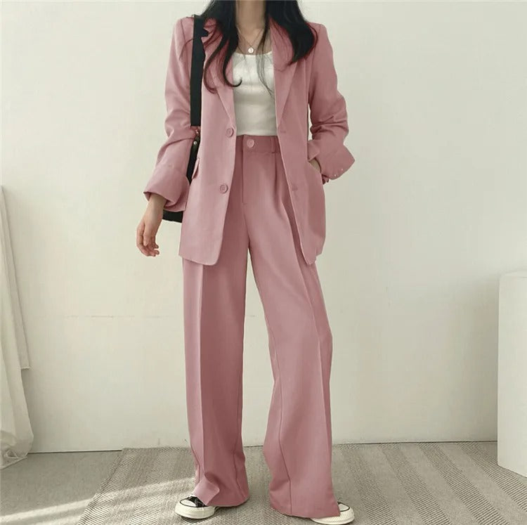 Blazer Dames – Elegante Rechte Broek voor Kantoor en Feestelijke Gelegenheden