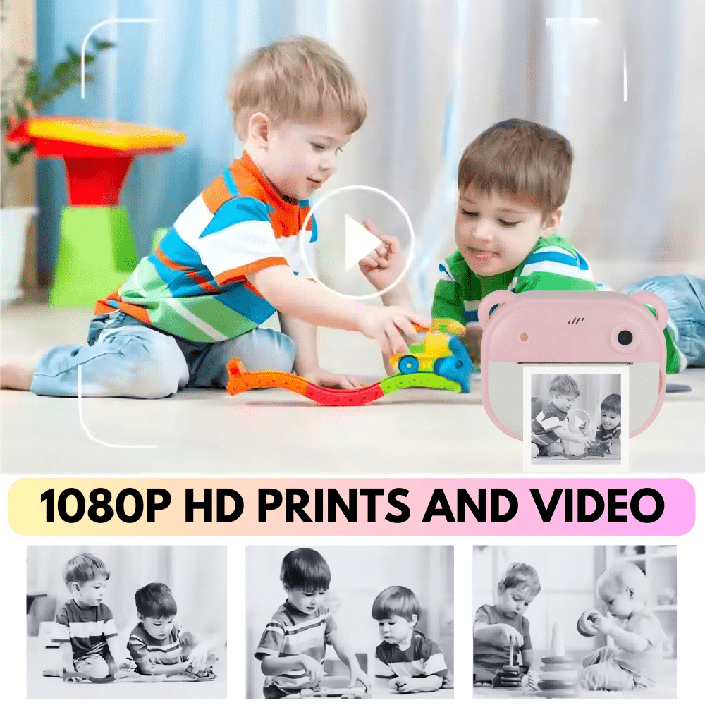 Instantcamera met Printer Draagbare Inktloze Fotoprinter Compact