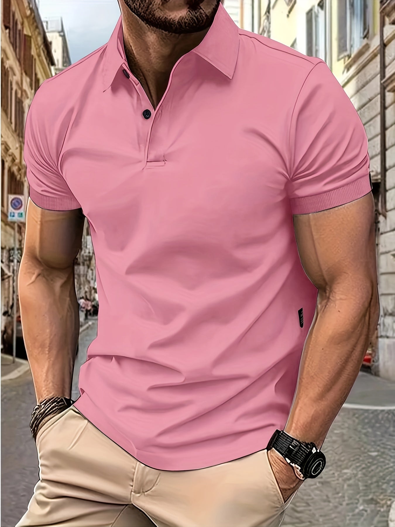 Korte Mouwen Polo Hemd Heren – Stijlvolle Polo voor Casual en Sportief Gebruik