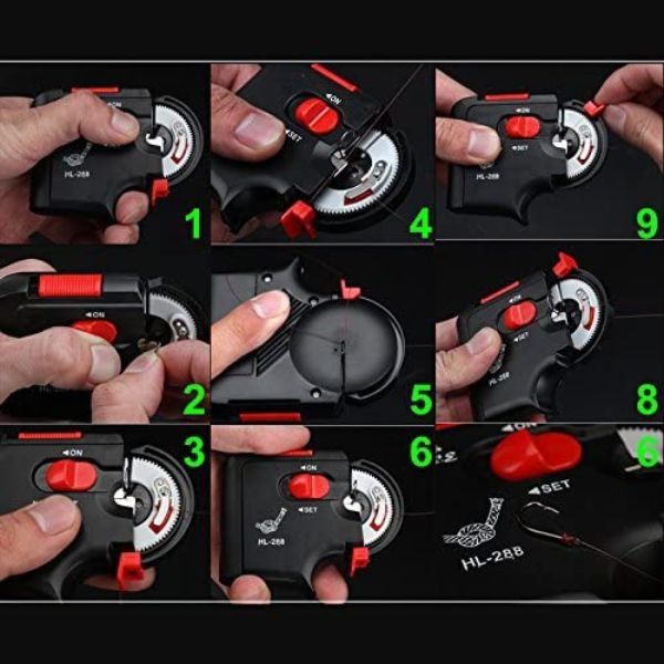 Elektrische Visshengel met Rolle voor Hengelsport