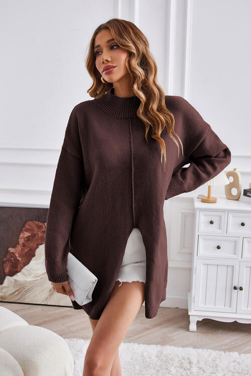 Dames Trui Ronde Hals – Trendy Gebreide Trui voor Herfst en Winter