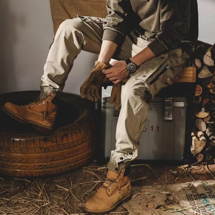 Cargobroeken heren – Comfortabele cargo pants met zakken voor casual stijl