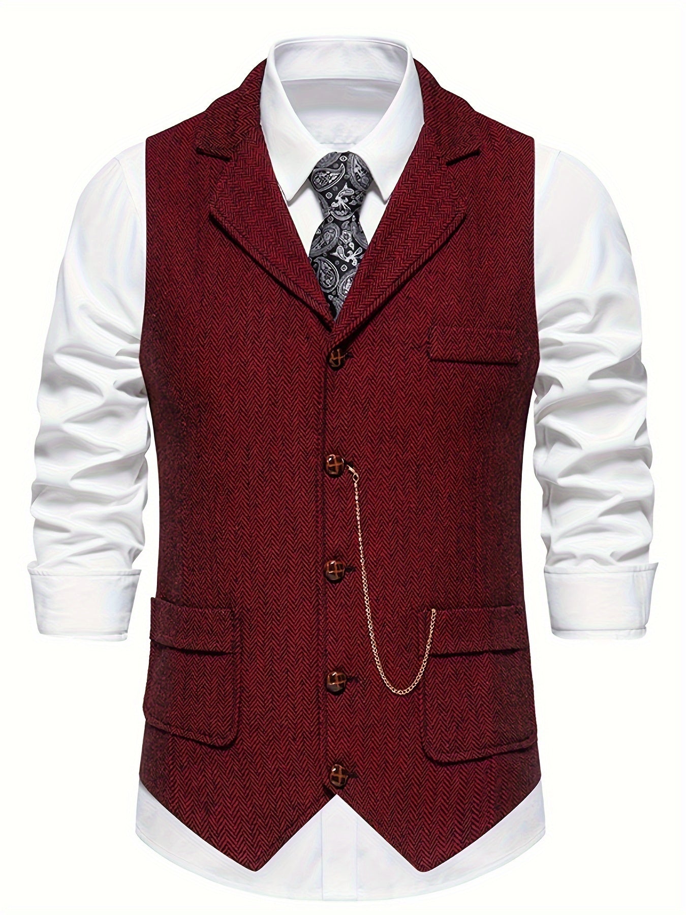 Heren vest met revers – Stijlvol en comfortabel herenjack voor casual en formele gelegenheden