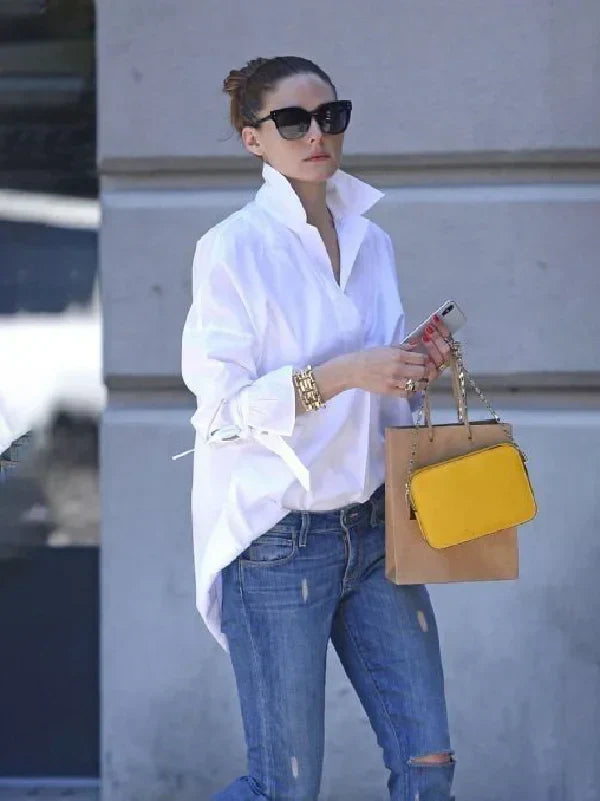 Blouse Dames – Elegante Blouse met Lange Mouwen en Stijlvolle Pasvorm