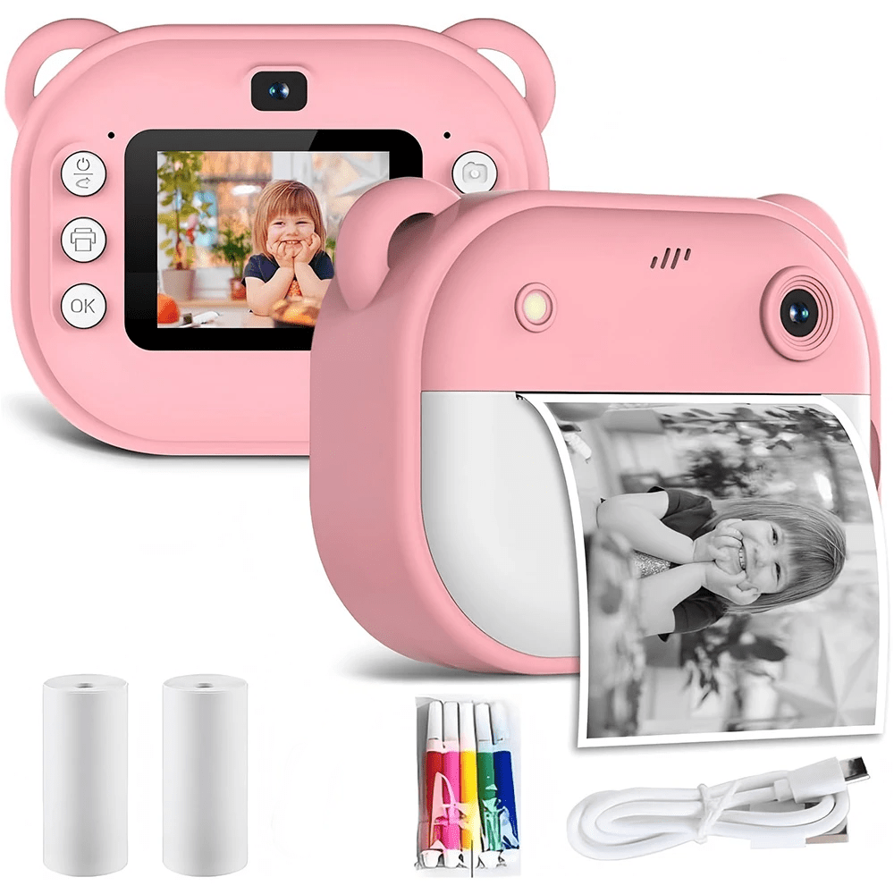 Instantcamera met Printer Draagbare Inktloze Fotoprinter Compact