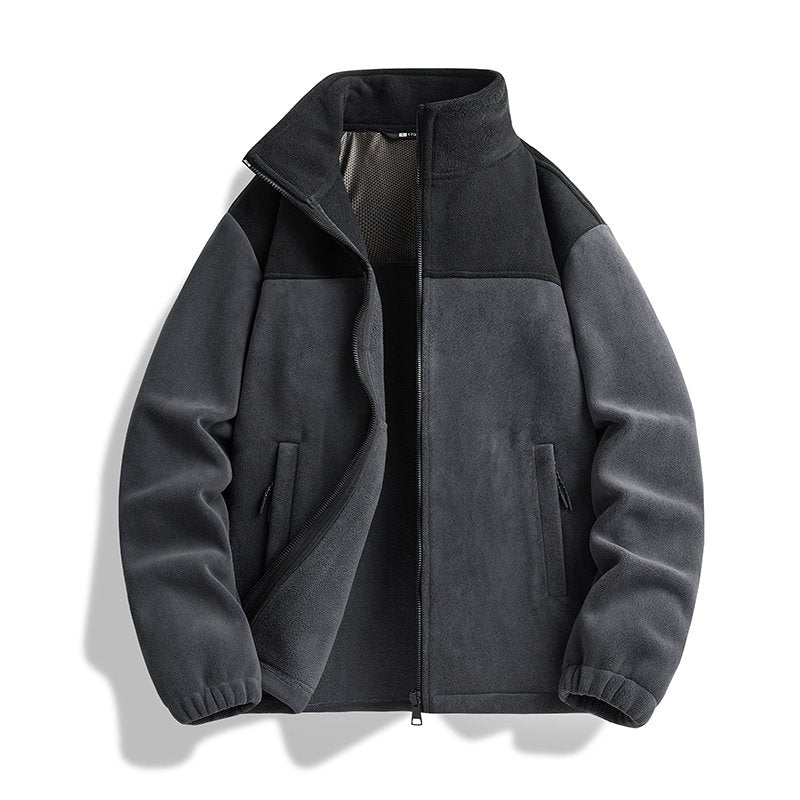 Oversized Jas Heren – Comfortabele Rits Jas voor Casual en Formele Gelegenheden