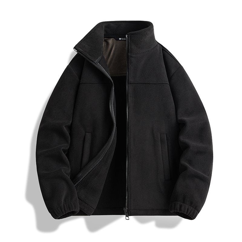 Oversized Jas Heren – Comfortabele Rits Jas voor Casual en Formele Gelegenheden