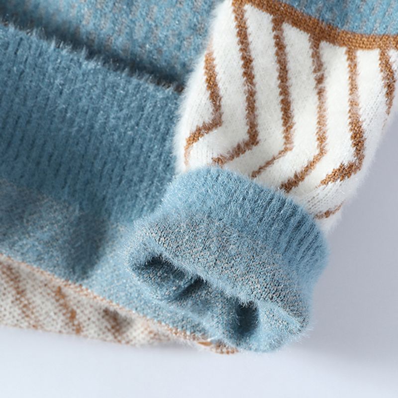 Heren Pullover Ronde Hals – Comfortabele Trui van Katoen voor Casual Stijl