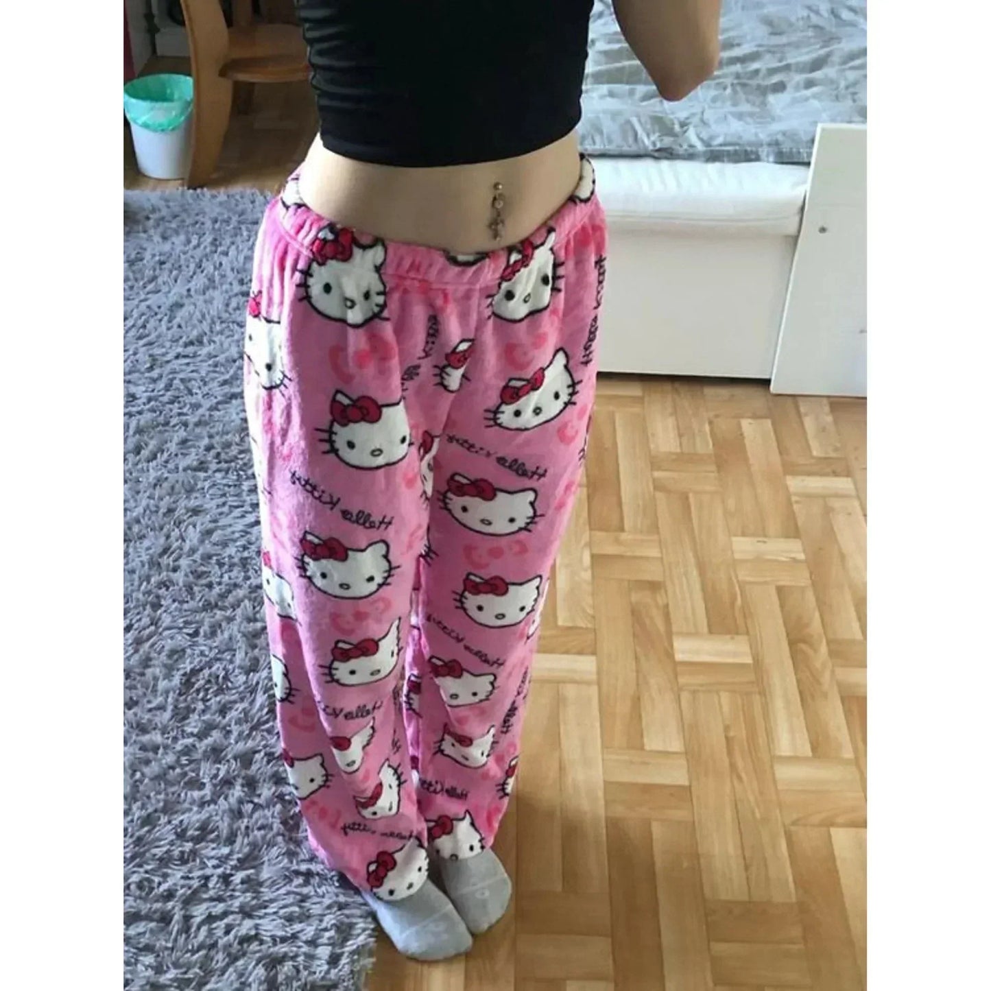 Fleece Pyjamabroek Koude Nachten – Comfortabele en Warme Pyjama voor Dames
