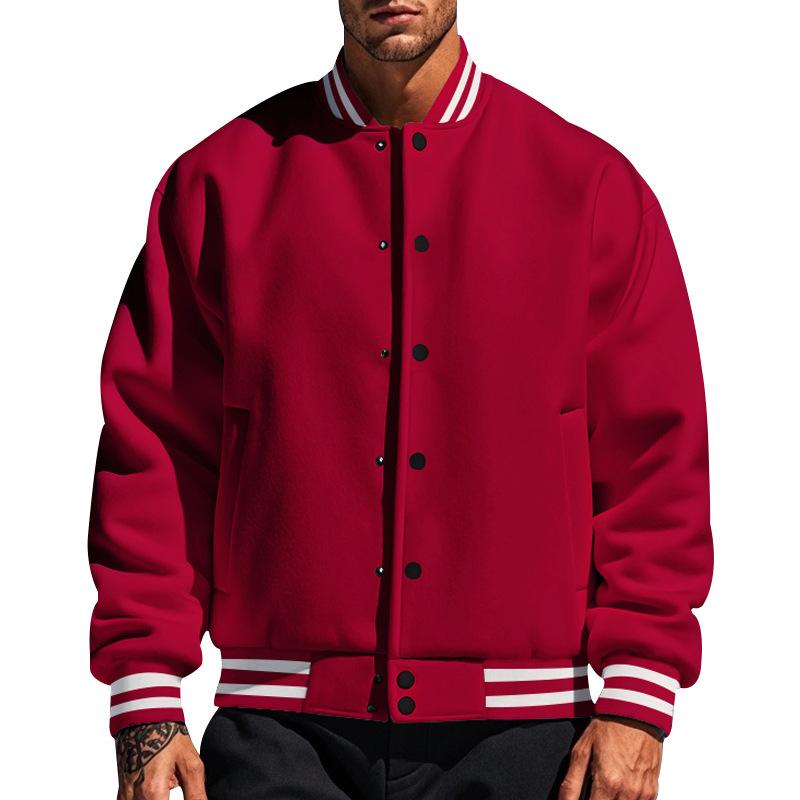 Heren Baseballjacke – Sportieve jas met staande kraag en comfortabele pasvorm