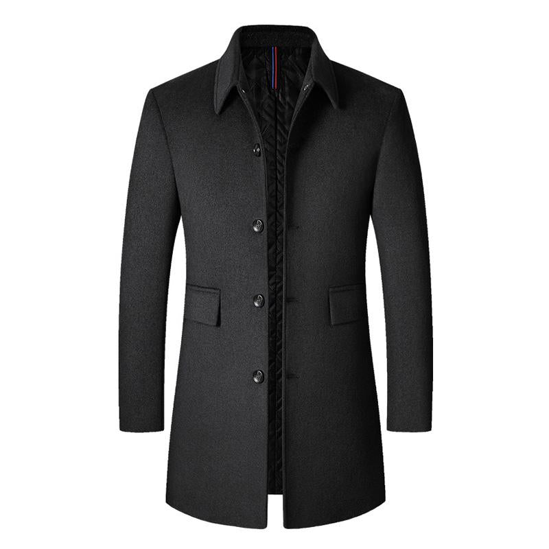 Blazer voor heren – Elegante slim-fit met staande kraag voor formele gelegenheden