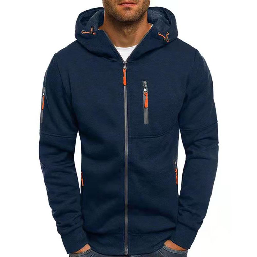Heren hoodie met meerdere zakken – Comfortabele en stijlvolle sweatshirt met praktische opbergmogelijkheden