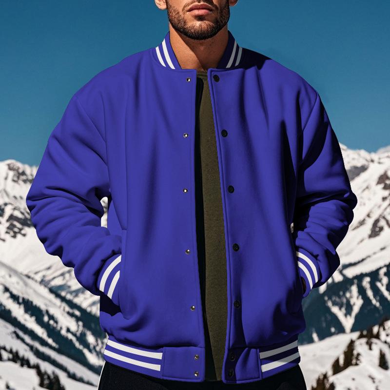 Heren Baseballjacke – Sportieve jas met staande kraag en comfortabele pasvorm