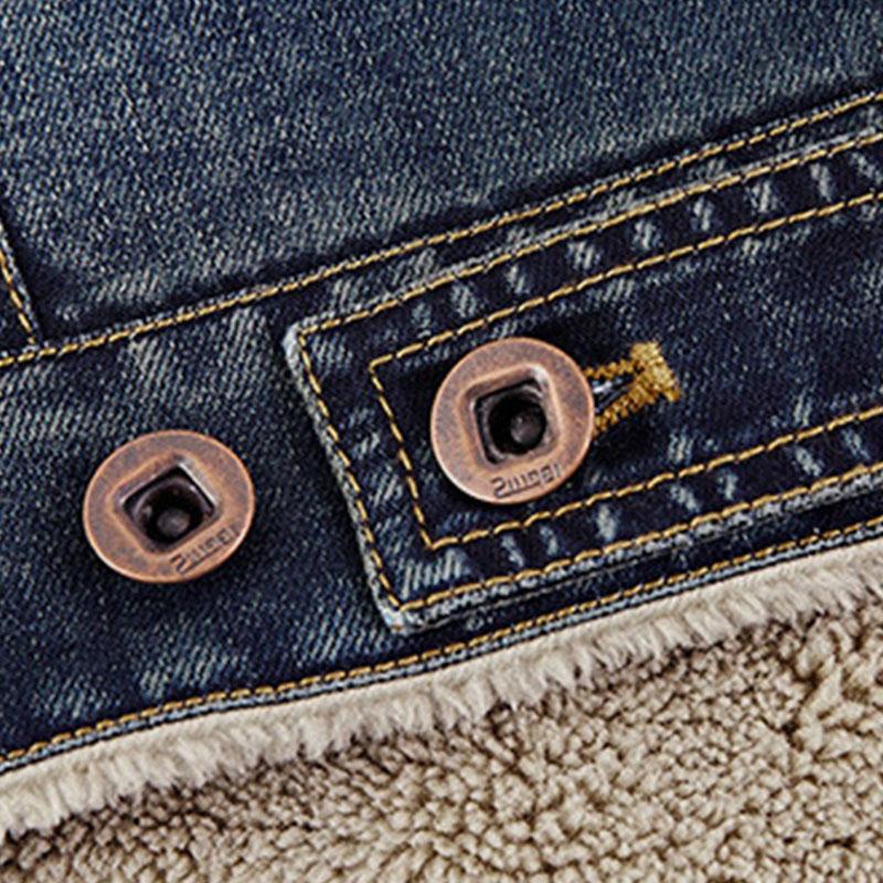 Heren Jeansjack – Stijlvol denim jack met reverskraag en casual fit