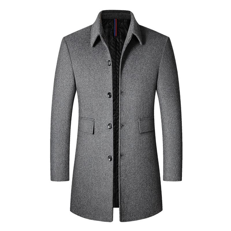 Blazer voor heren – Elegante slim-fit met staande kraag voor formele gelegenheden