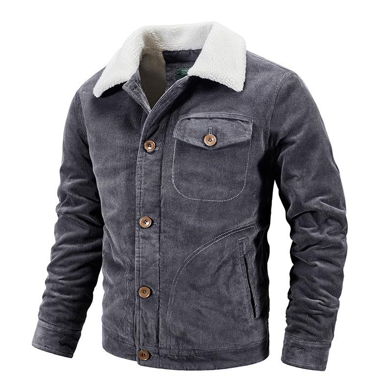 Vintage Herenjacke – Multifunctionele jas met meerdere zakken voor heren