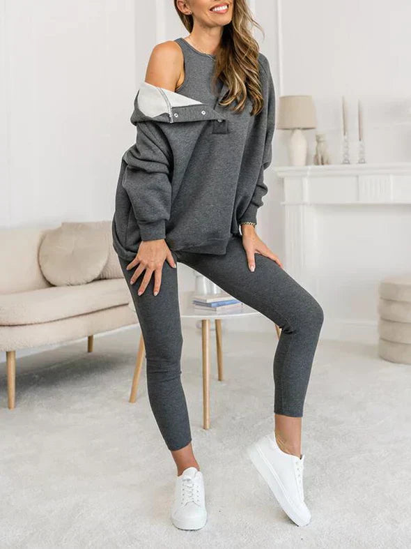 3-delig Dames Set – Elegante Outfit voor Feestelijke Gelegenheden