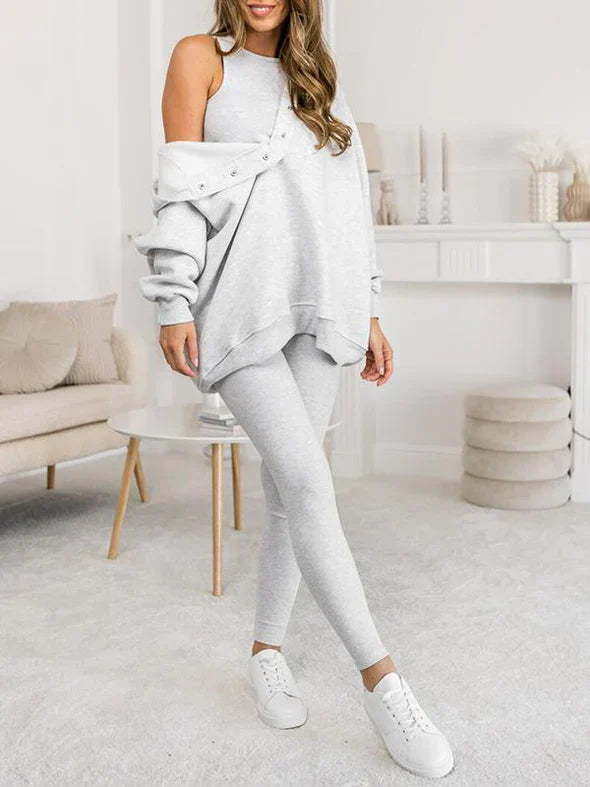 3-delig Dames Set – Elegante Outfit voor Feestelijke Gelegenheden