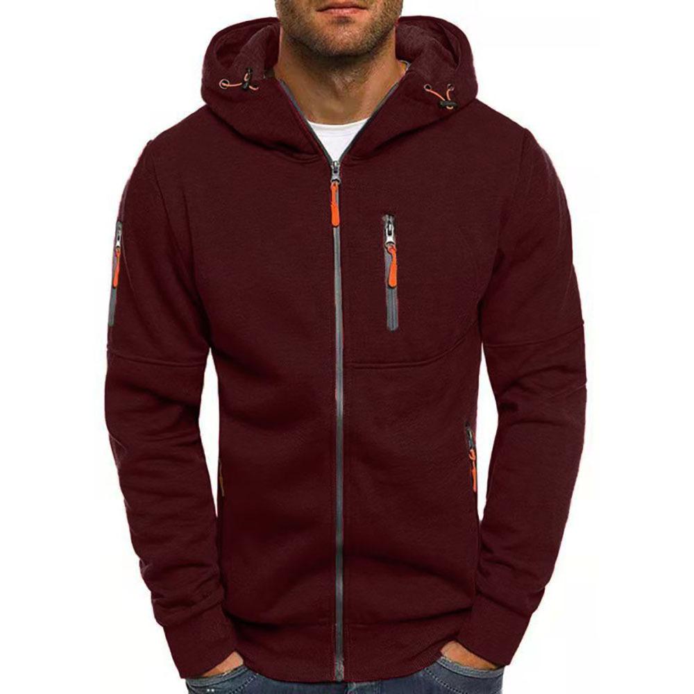 Heren hoodie met meerdere zakken – Comfortabele en stijlvolle sweatshirt met praktische opbergmogelijkheden