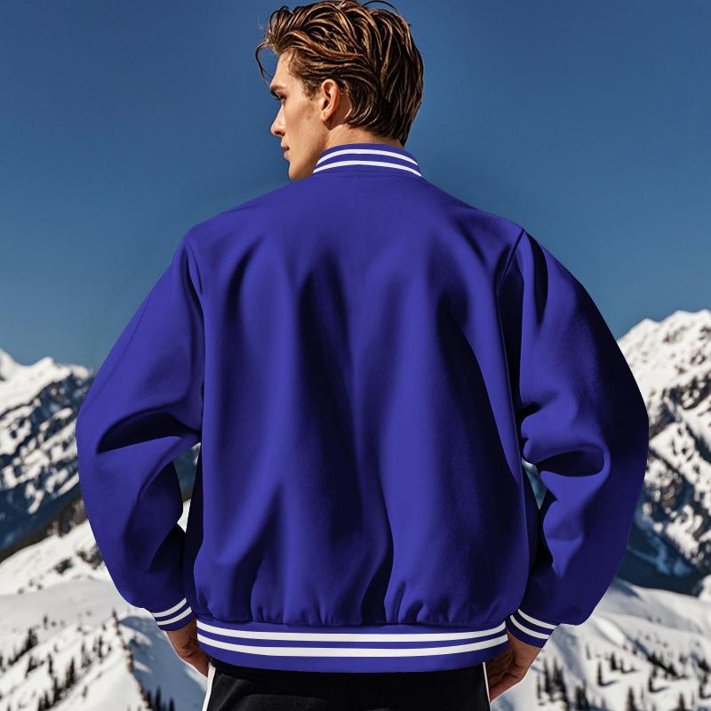 Heren Baseballjacke – Sportieve jas met staande kraag en comfortabele pasvorm