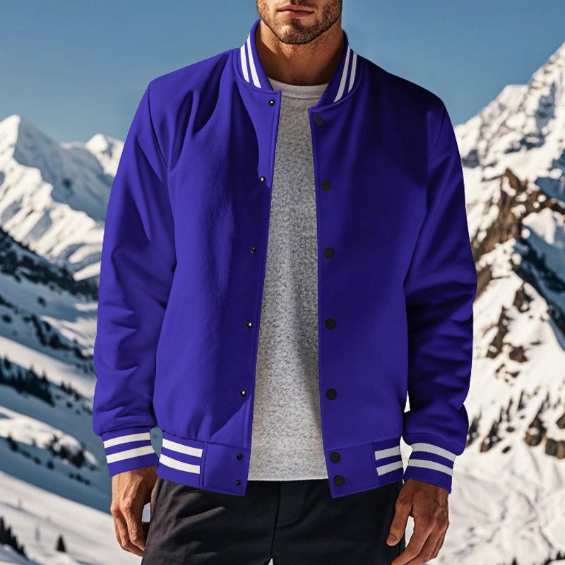 Heren Baseballjacke – Sportieve jas met staande kraag en comfortabele pasvorm