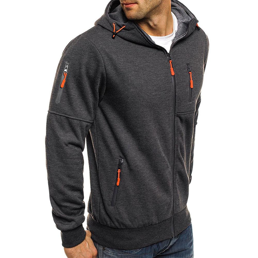 Heren hoodie met meerdere zakken – Comfortabele en stijlvolle sweatshirt met praktische opbergmogelijkheden