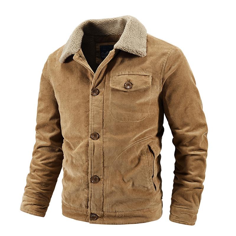 Vintage Herenjacke – Multifunctionele jas met meerdere zakken voor heren