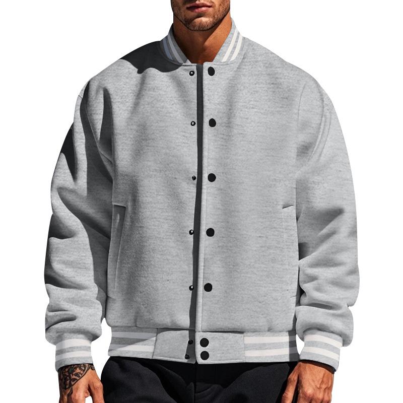 Heren Baseballjacke – Sportieve jas met staande kraag en comfortabele pasvorm